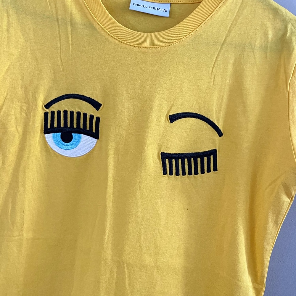 NWT CHIARA FERRAGNI
Woman Mini Dress Yellow Size S Cotton‎ - Picture 6 of 10
